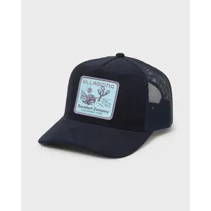 Peaked Trucker Hat - Navy