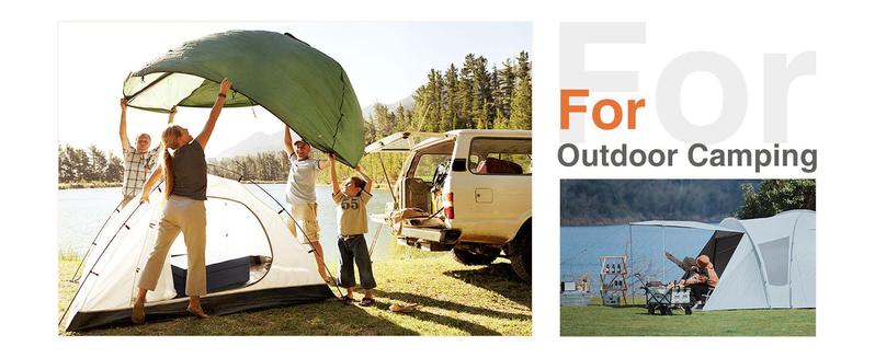 Folding Mattress, Tri-fold Memory Foam Mattress Topper for Camping, Foldable Mattress Topper with Washable Cover