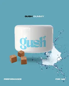 GUSH Men’s Wellness Gummies | Maca Root & Ashwagandha Herbal Gummies | Daily Wellness Supplement