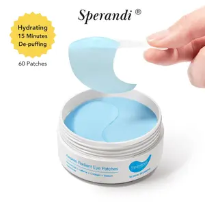 Hydrating Eye Patch Collagen Niacinamide 60 Patches Reduce Puffiness Under-Eye Bags in 15 Minutes