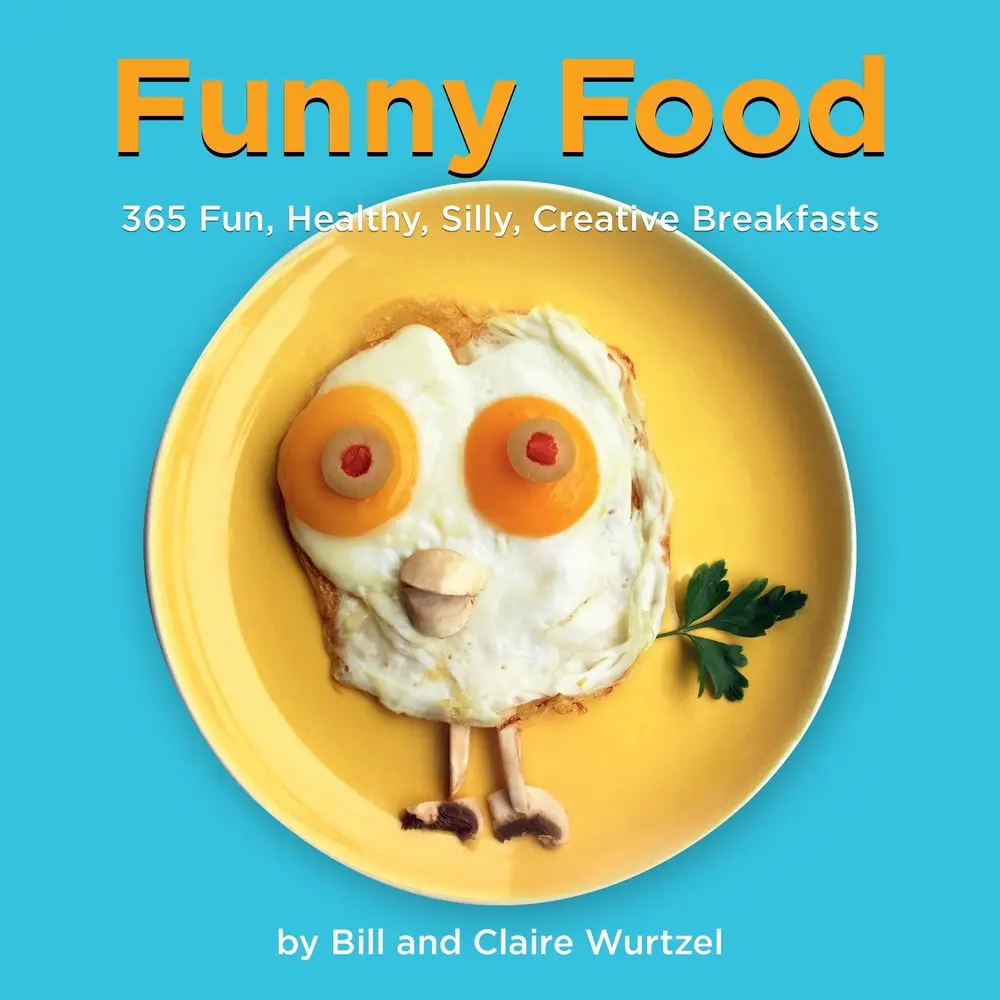 Used Hardcover Book - Funny Food: 365 Fun, Healthy, Silly, Creative Breakfast Easy Recipes for Teachers to Discourage Obesity by Claire Wurtzel, Bill Wurtzel (English)