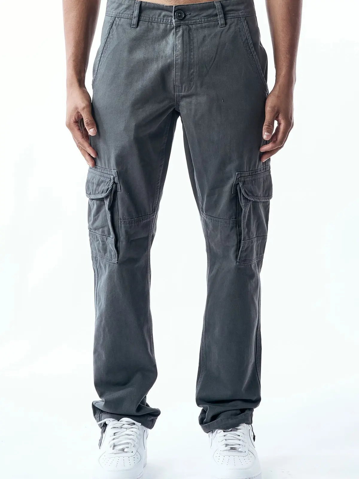 CARGO Charcoal Men's Pants with Multiple Pockets and Durable Fabric for Everyday Wear
