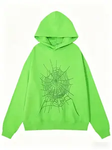 Nevermind the Spider, Here's the Slime - Unisex Hoodie Print Short Fashion Menswear Sweaters Tops Suits Outfits Clothes Stylish Pullover