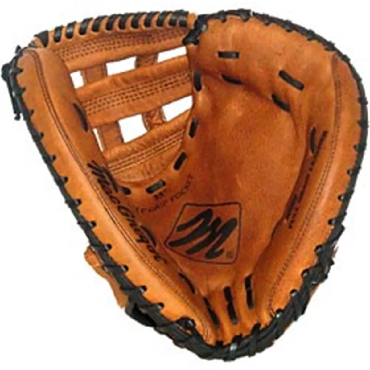 MacGregor Fastpitch Catcher's Mitt for Softball & Baseball | Full Grain Leather, Dual 'H' Post Web, Deep Ball Pocket, Prolock Strap, RHT Fit, Heavy Lacing, Dual 'H' Post Web Design