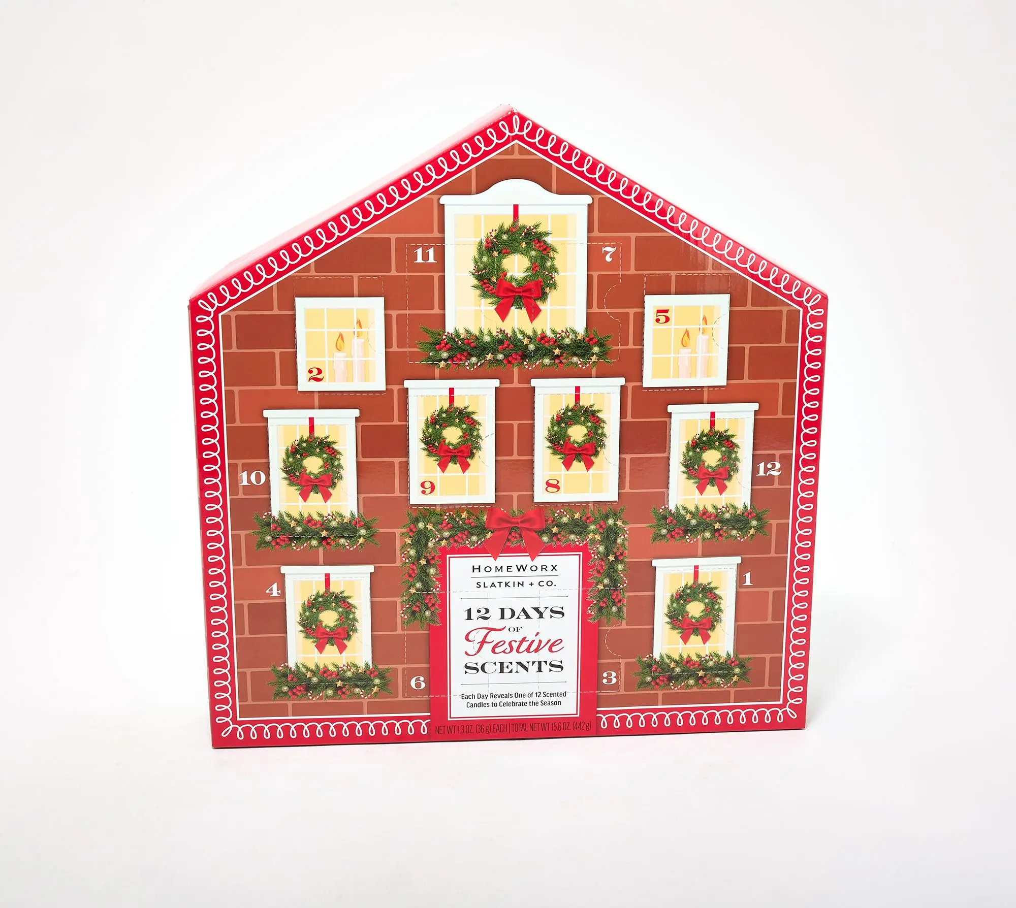 HomeWorx by Slatkin + Co. 12 Day Season's Greetings Advent Calendar