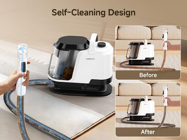 UWANT ZY B300Pro Portable Carpet Cleaner Machine - Powerful Suction Vacuum, 18000pa Suction, Deep Steam Clean & Water Extraction, Lightweight Handheld Household Item for Car+Home Use Area Rug Upholstery UWANT ZY B300Pro Portable Carpet Cleaner Machine - Powerful Suction Vacuum, 18000pa Suction, Deep Steam Clean & Water Extraction, Lightweight Handheld Household Item for Car+Home Use Area Rug Upholstery