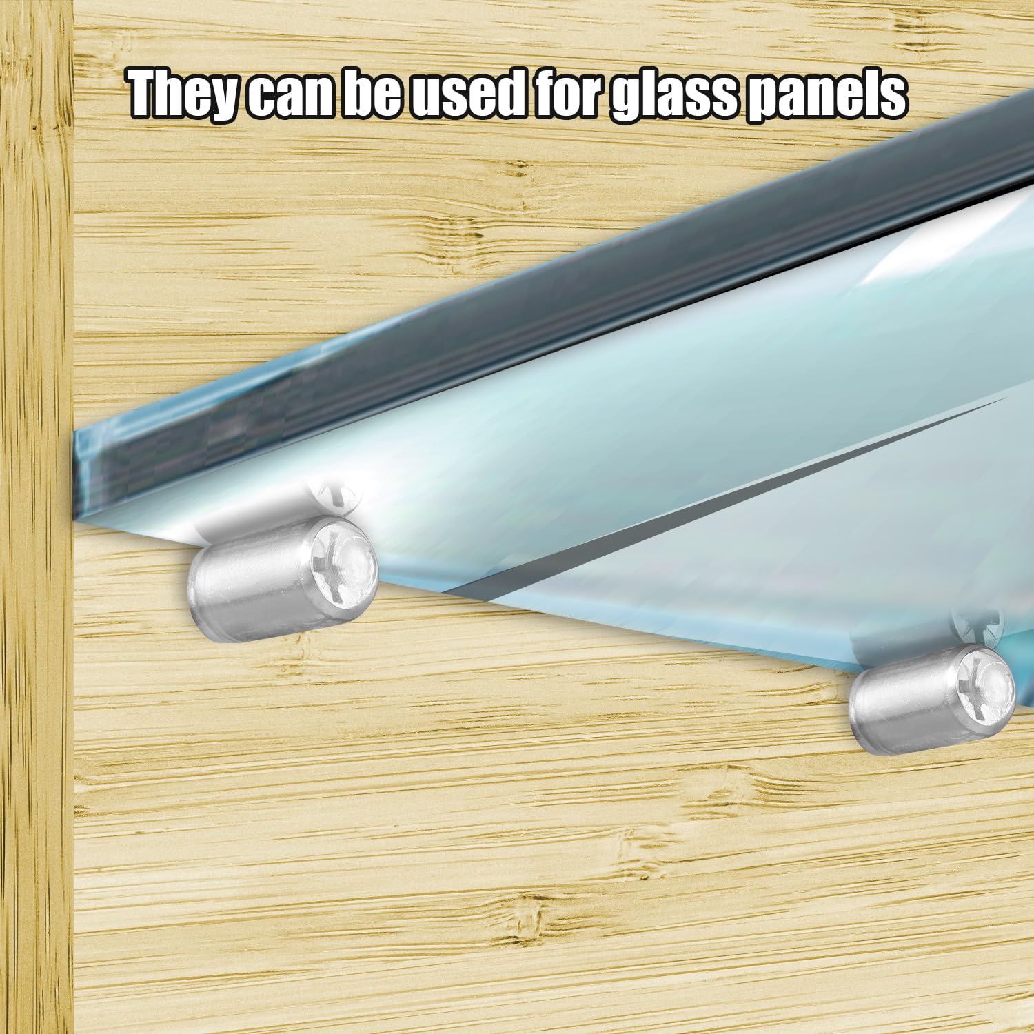 Spring Wardrobe Refresh Must-Have 40Pcs Wardrobe Cabinet Glass Partition Nails Cross Self-Tapping Screw with Rubber Sleeve Screw Plate Support Partition Bracket Sturdy Shelf