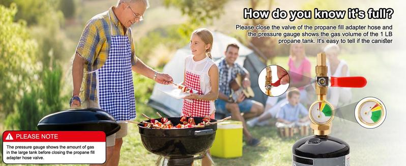 3FT Propane Refill Adapter Hose for 1 lb. Tanks - Refillable Propane Cylinder, Compatible with 1 lb. Propane Tank and 1 lb Throwaway Disposable Cylinder Propane Bottle Connector 3FT Propane Refill Adapter Hose for 1 lb. Tanks - Refillable Propane Cylinder, Compatible with 1 lb. Propane Tank and 1 lb Throwaway Disposable Cylinder Propane Bottle Connector