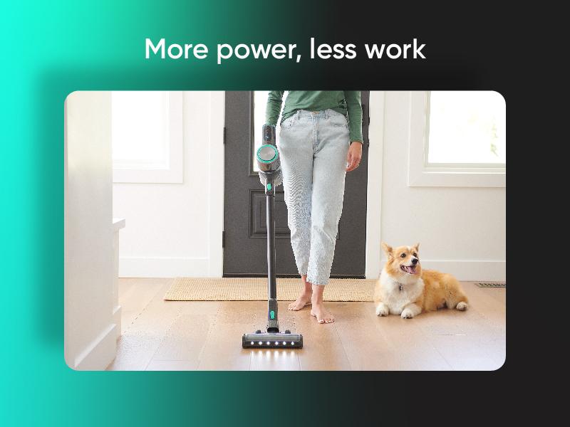 Wyze Cordless Vacuum S — Lightweight Stick Canister Vac, Rechargeable, Powerful 20,000Pa Suction, Great for Home/Car, Rugs, Hardwood Floors, Carpets