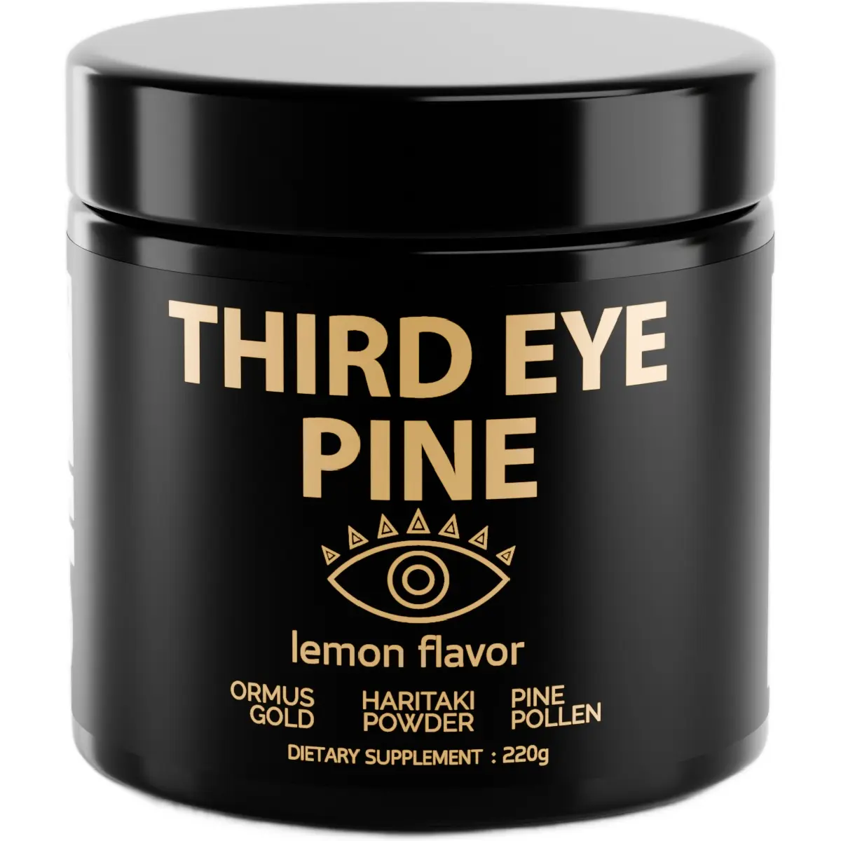 Third Eye Pine Haritaki Pine Pollen Ormus Gold Powder for Spiritual Clarity & Wellness 220g