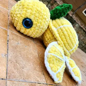 Lemon Crochet Sea Turtle