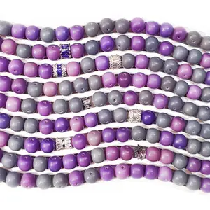 L1178]Bodhi Purple Elegance DIY Beads DIY Charms Set