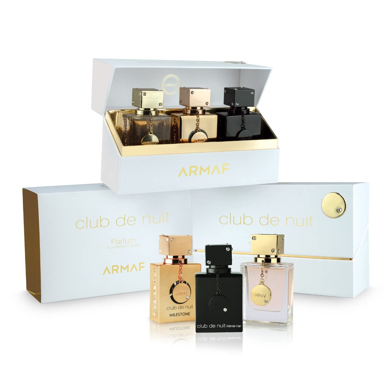 ARMAF Club De Nuit Parfum Gift Set for Women 3 Pcs (Milestone, Intense, Women), Gift for Her