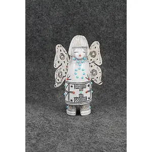 Butterfly Maiden Zuni Fetish Carving - Claudia Peina
