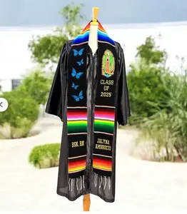 Blue Butterfly Graduation Stole/ Class of 2026