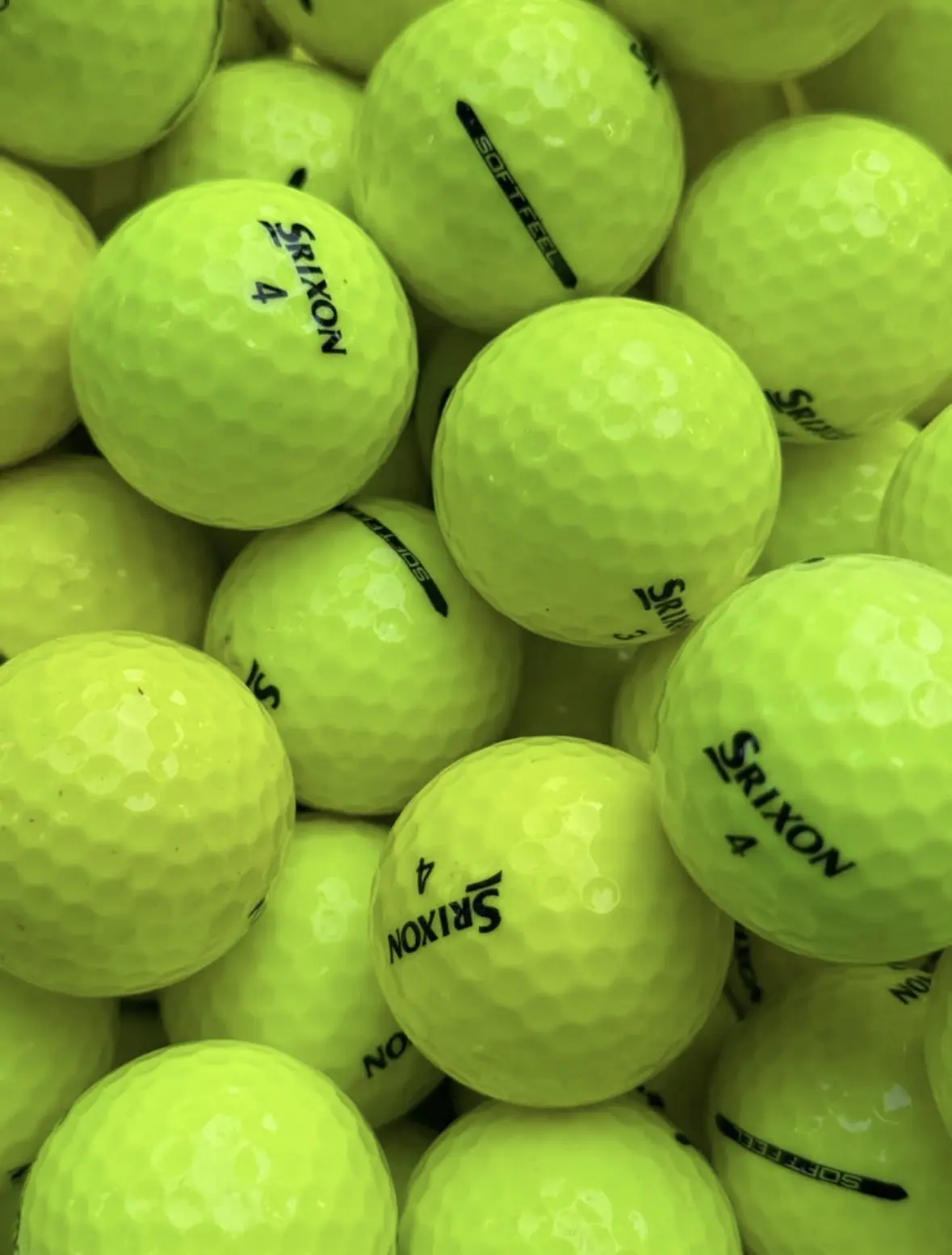Srixon Soft Feel Yellow Golf Balls - 4 Dozen Srixon Soft Feel Yellow Golf Balls - 4 Dozen