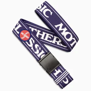 Mothership Classic Performance Stretch Belt with Patented A2 Buckle for Effortless Feeding and Release Conforms to Your Body