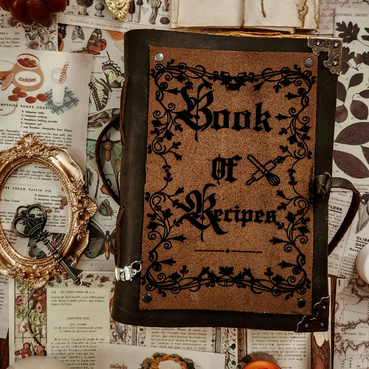 Book of Recipes Leather Journal