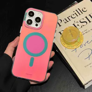 Summer Macaron Candy Color Phone Case for IP 16 Pro Max 15 Pro 14 13 Luxury Elegant Design for Women Soft Shockproof Protective Cover