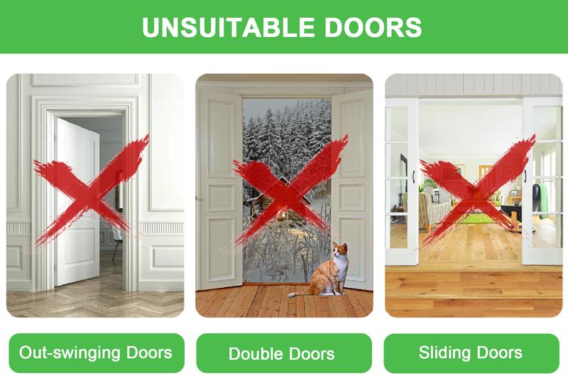 Treasem Home Security Door Lock, Childproof Door Reinforcement Lock with 3 Inch Stop Withstand 800 lbs, Door Safety Locks for Front Door, Night Kids Safety Flip Lock to Defend Your Home, Aluminum Alloy