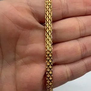 Bismarck 2-rows link bracelet