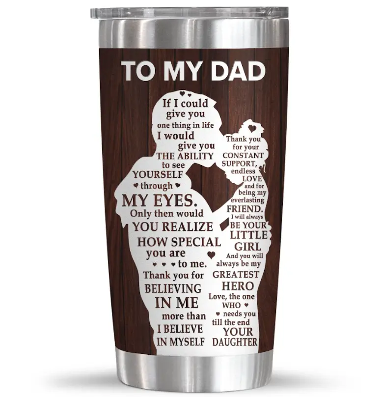 Brown Dad Tumbler