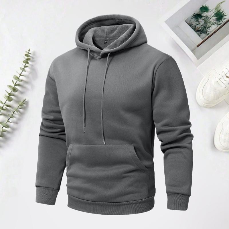 Men's Spring & Autumn Thin Long-Sleeve Hoodie Casual Fashion Pocket Design Hooded Sweatshirt Lightweight Jacket with Zipper Pocket Drawstring Hood Autumn Clothing Solid Color Men's Spring & Autumn Thin Long-Sleeve Hoodie Casual Fashion Pocket Design Hooded Sweatshirt Lightweight Jacket with Zipper Pocket Drawstring Hood Autumn Clothing Solid Color