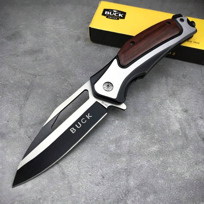 DA130 Outdoor EDC 5Cr13 Blade Camping Pocket Knife Survival Fruit Knife Self Defense Tool Knives BUCK