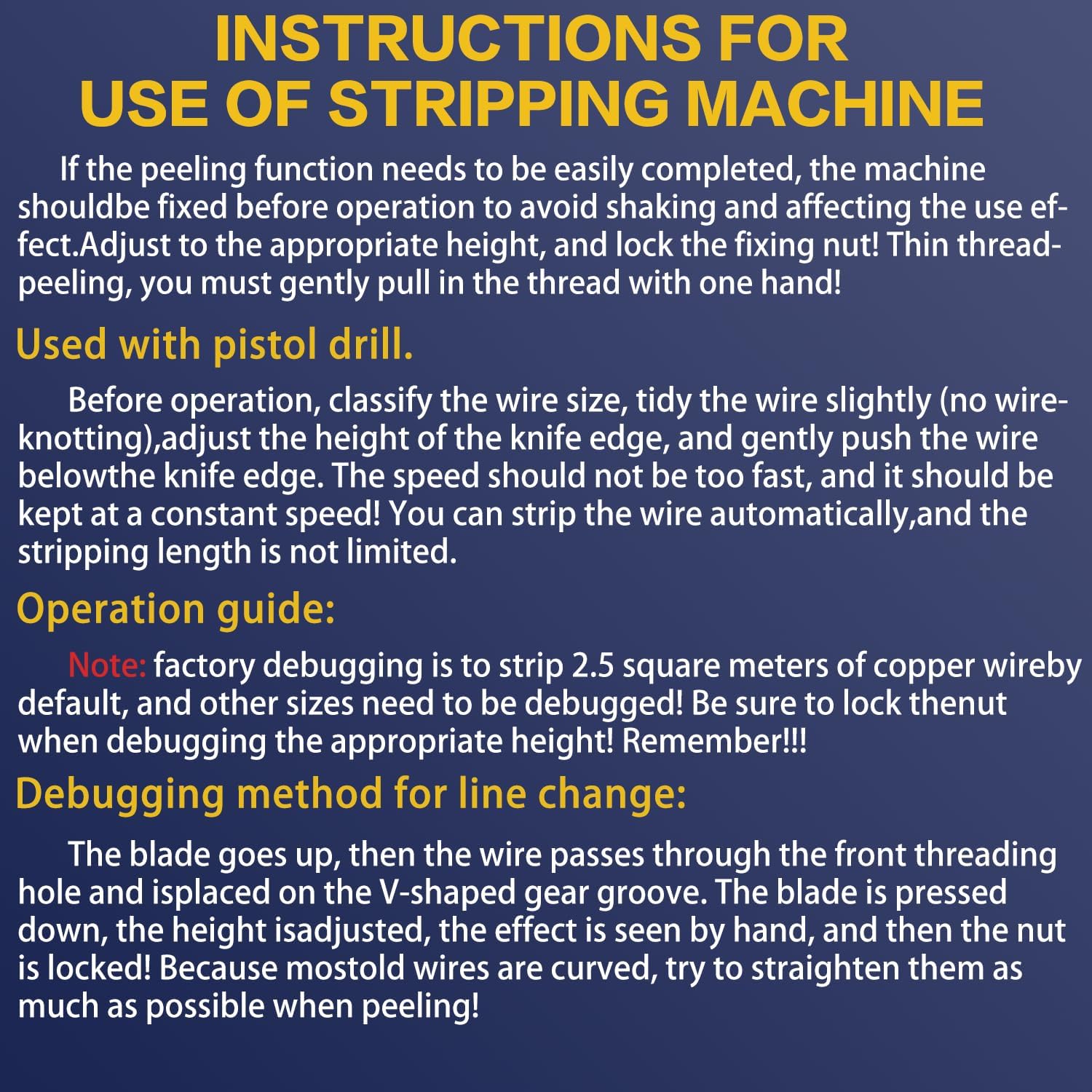 Manual Wire Stripping Machine Gauge Wire 0.06-1 inches,Scrapping Copper Wire Peeler Machine,Drill Powered Hand Crank Wire Stripper Tool for Scrap Copper Recycling