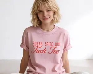 [ Sale Up To 35%] Sugar Spice and F*ck ICE Shirt, Vintage Protest Shirt, Anti Trump Shirt, Pro Immigration, Anti ICE Shirt, Abolish ICE, Unisex Cotton Shirt