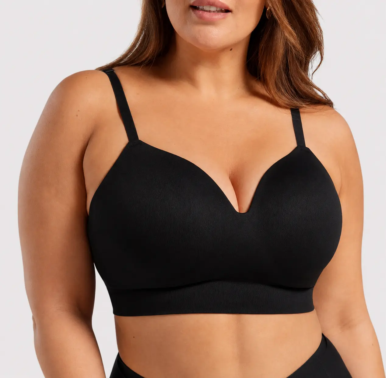 Shapermint Supportive Comfort Shaping Wireless Bra with Adjustable Straps & Soft Foam Cups Feminine Womenswear