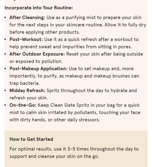 Barefaced Clean Slate Spritz Hypochlorous Acid Mist for Face & Body 5.44 oz Cleanses Skin on the Go Setting Spray for Makeup Boosts Hydration Reduces Redness Soothes Sensitive Skin - Cleaning