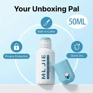 ML JIE 2-in-1 Privacy Eraser Thermal Paper Correction Fluid - Safe Non-Toxic, Instantly Hide Personal Info for Shipping Labels, Perfect for Home Office Use, Quick Drying, No Trace
