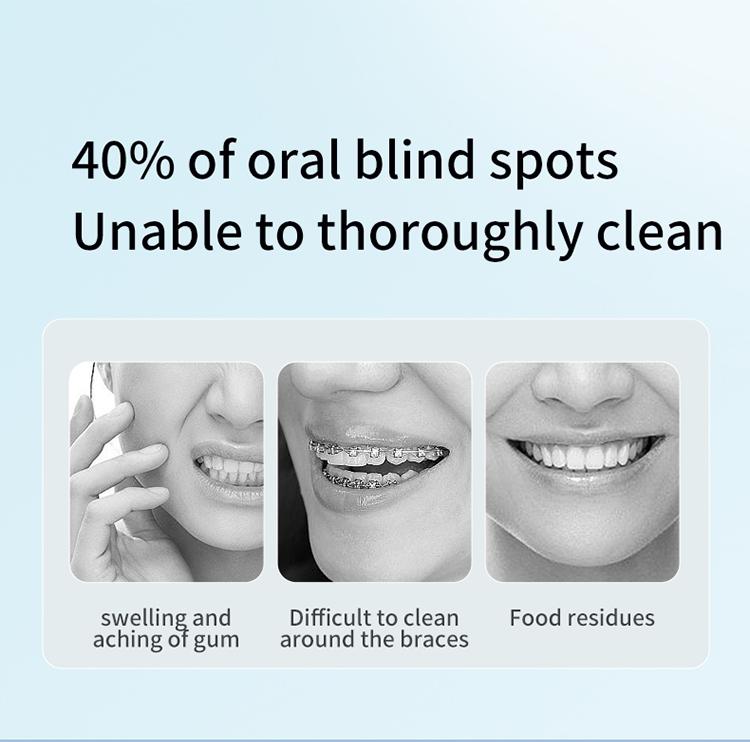 DILIEN Water Flosser for Teeth - Cordless Portable Oral Irrigator, Powerful and Rechargeable Whitening Tablets