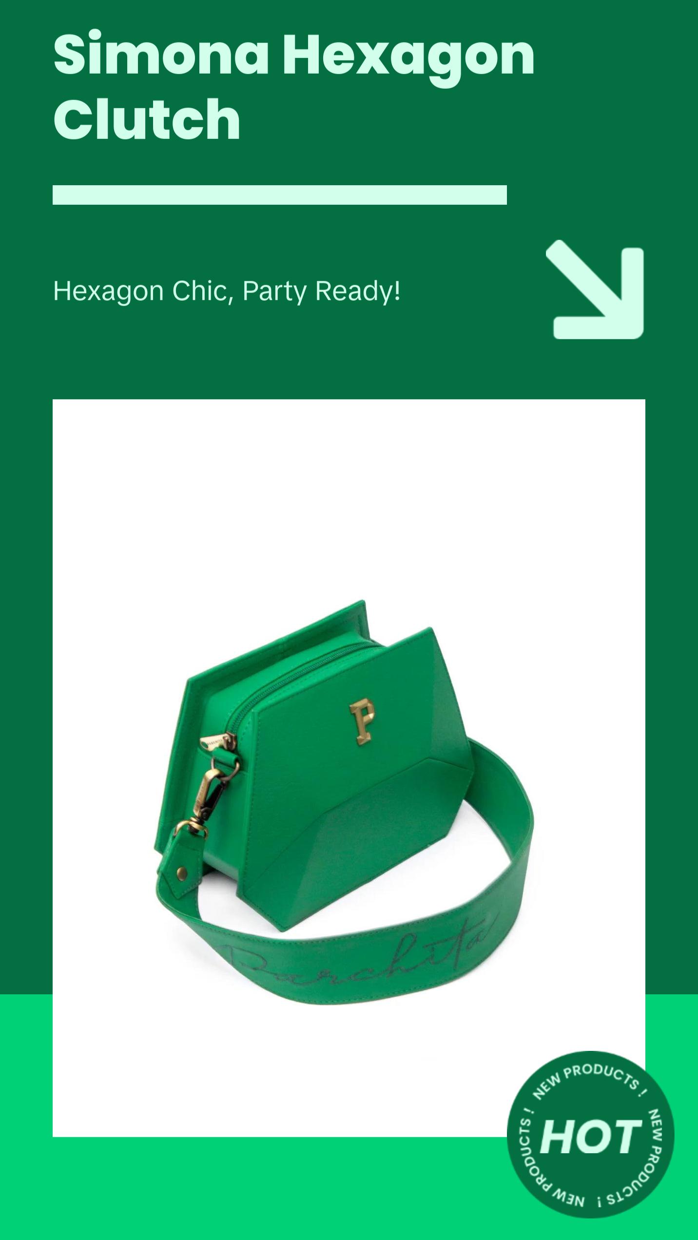 Parchita Simona Green Bag