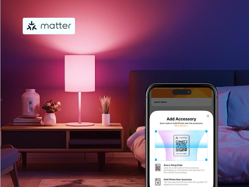 [BIG DEAL! ONLY TODAY!]Linkind Matter Smart RGB Bulb, LED Color Change, Voice & APP Remote Control, Music Sync, Smart Bulbs Work with Apple Home/Siri/Google Home/Alexa, 60W, 1800K-6500K, 25000 Hours