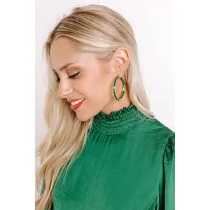 Small Town Romance Hoop Earrings