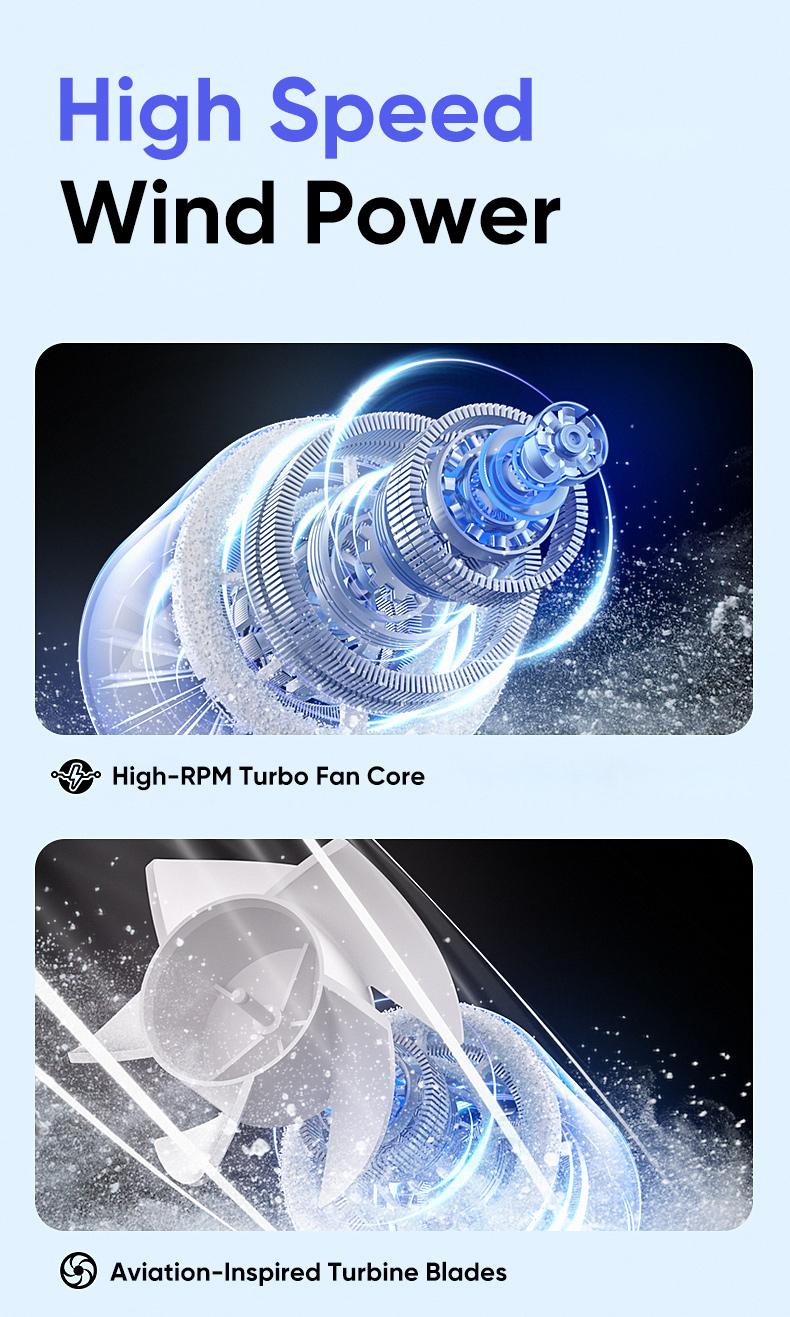 3-in-1 mini handheld fan, 199 levels of wind power and cooling function, compact and foldable 3-in-1 neck/table/handheld fan, pocket-sized design, suitable for travel/summer/concerts/eyelash extensions, a gift suitable for girls