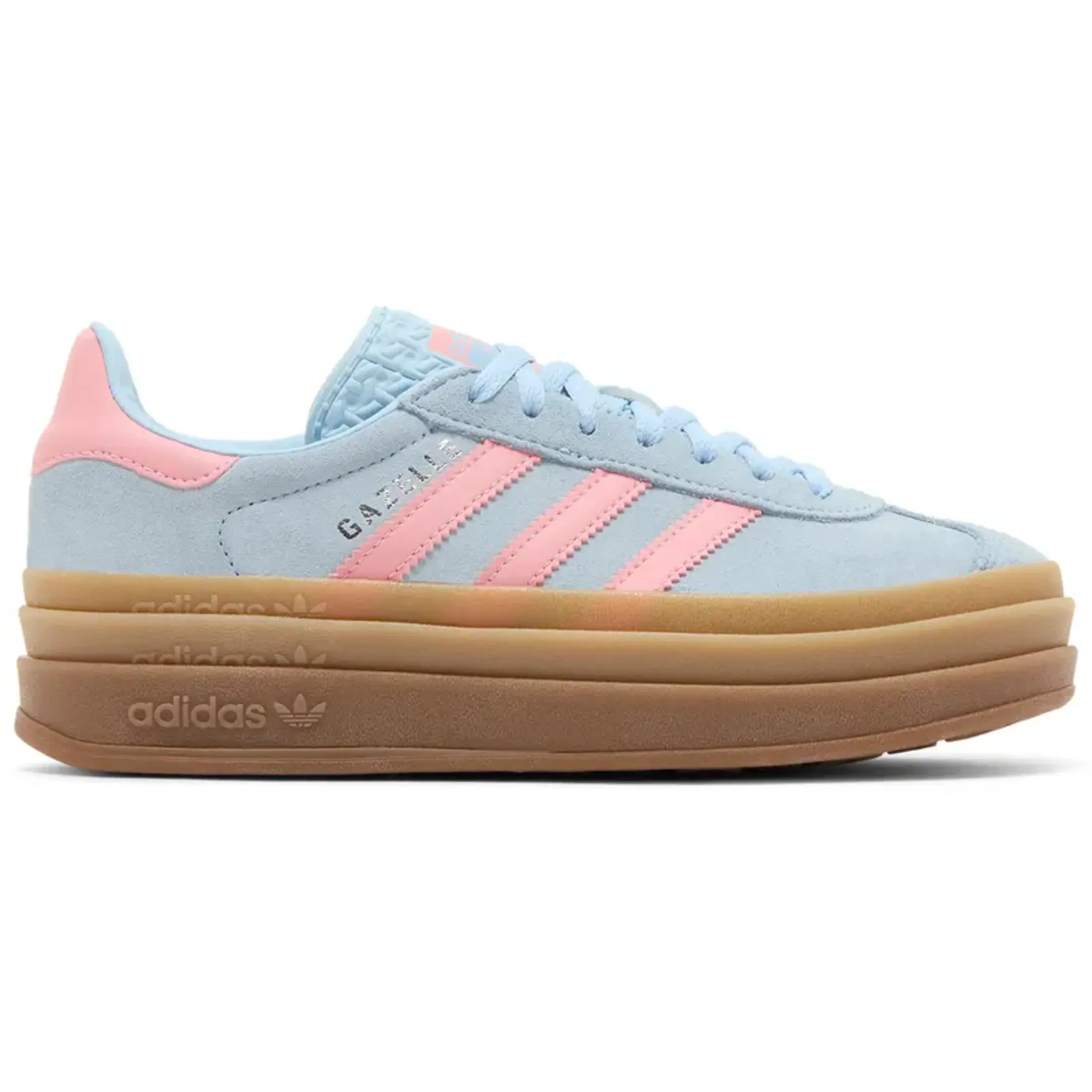 adidas Gazelle Bold Clear Sky Semi Pink Spark  JI3384 Youth Fashion Shoes New