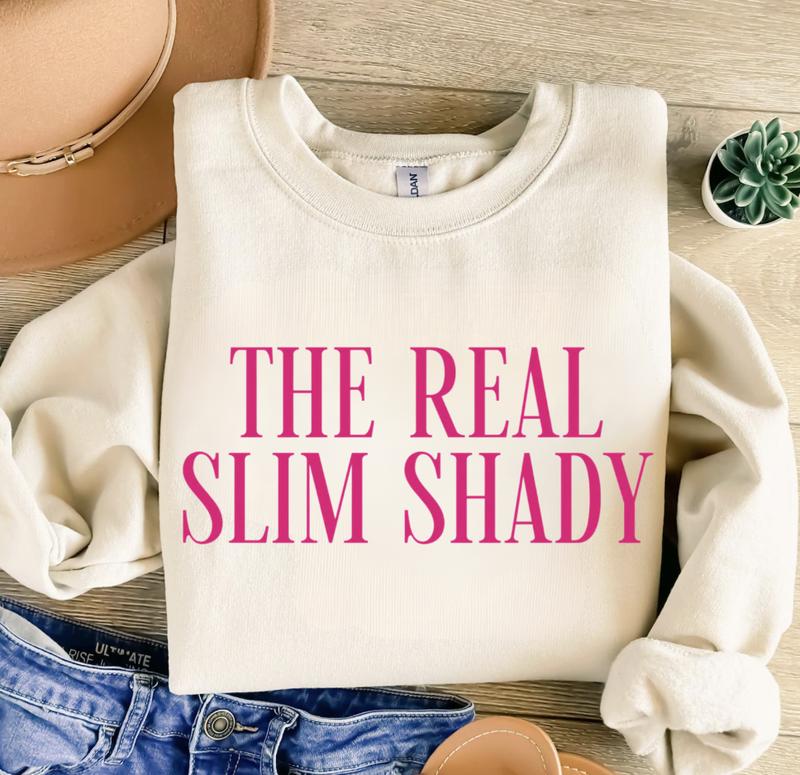 The Real Slim Shady Sweatshirt, The Real Slim Shady Tee, Unisex Cotton Casual Streetwear Top for Women
