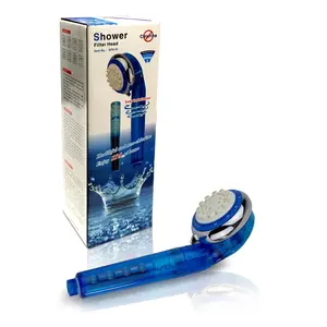 Filtered Hand Held Shower Head with Vitamin C (Blue)