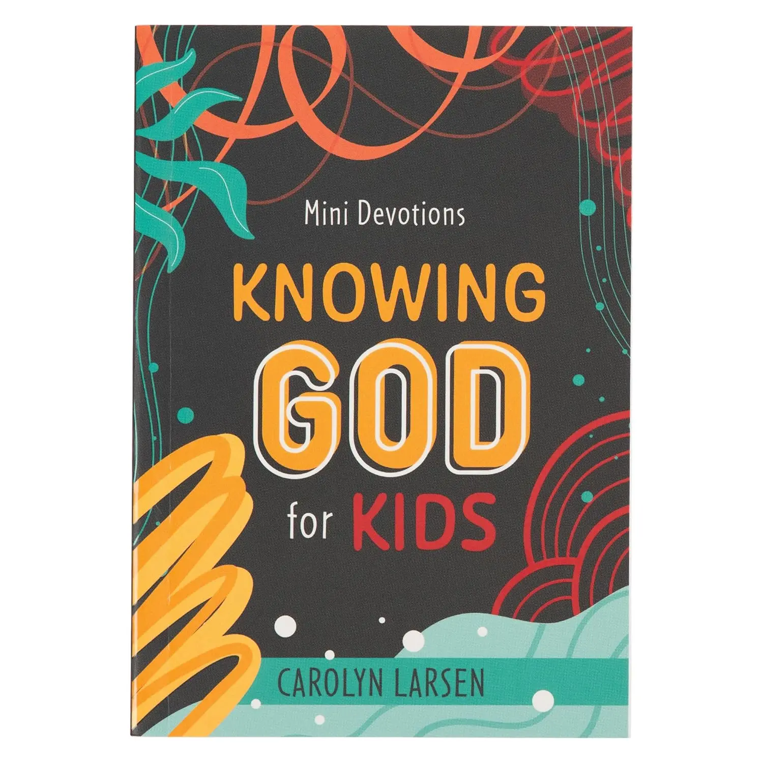 Mini Devotions: Knowing God English Faith-Based Trade Paperback by Carolyn Larsen, Age-Appropriate Children's Devotion Book with Easy-to-Handle Format for Understanding God