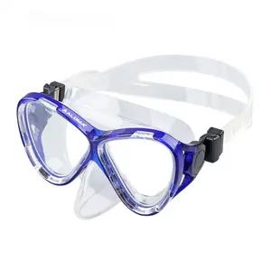 Diving Mask Set for Adults with Nose Cover and Storage Box Ideal Summer Snorkeling Equipment for Beach Trips Panoramic Wide View Dive Mask goggles  tempered glass proof fog divinggear leak boy snorkel mask anti-fog uv protection fit water safe breathing