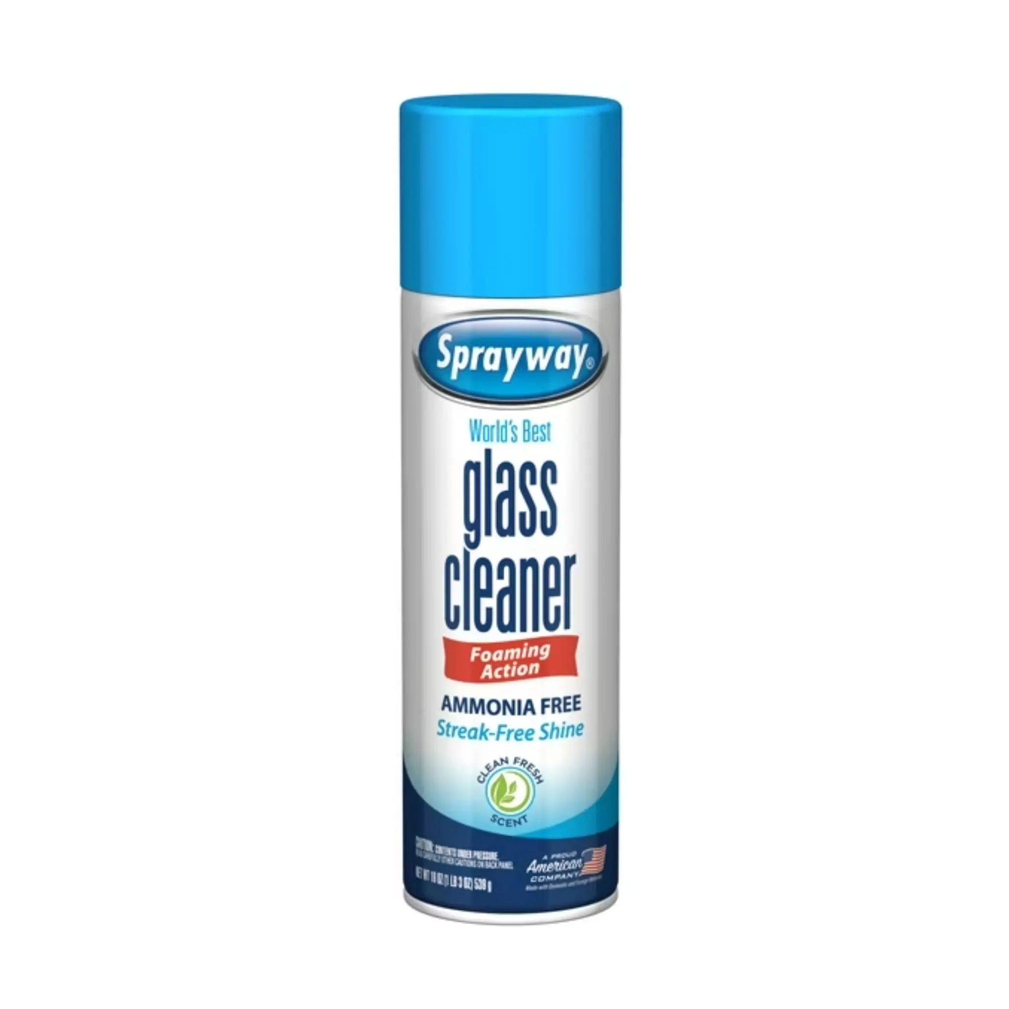 Sprayway Glass Cleaner - 19oz Foaming Action, Household Cleaning Solution for Windows, Stainless Steel Surfaces