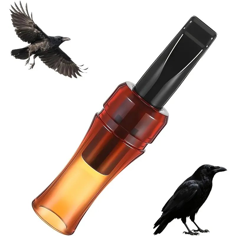 1-Piece Crow Call, Portable Crow Lure Whistle for Outdoor Hunting, Includes Mouthpiece, Suitable for Beginners and Professionals