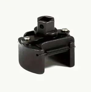 Heavy-Duty Adjustable Oil Filter Wrench, 60-80mm, 1/2" Drive - Durable Steel Tool for Engine Bay Maintenance, Ideal for Oil Filter Replacement and Cleaning | Adjustable Wrench | Sturdy & Durable Steel Construction