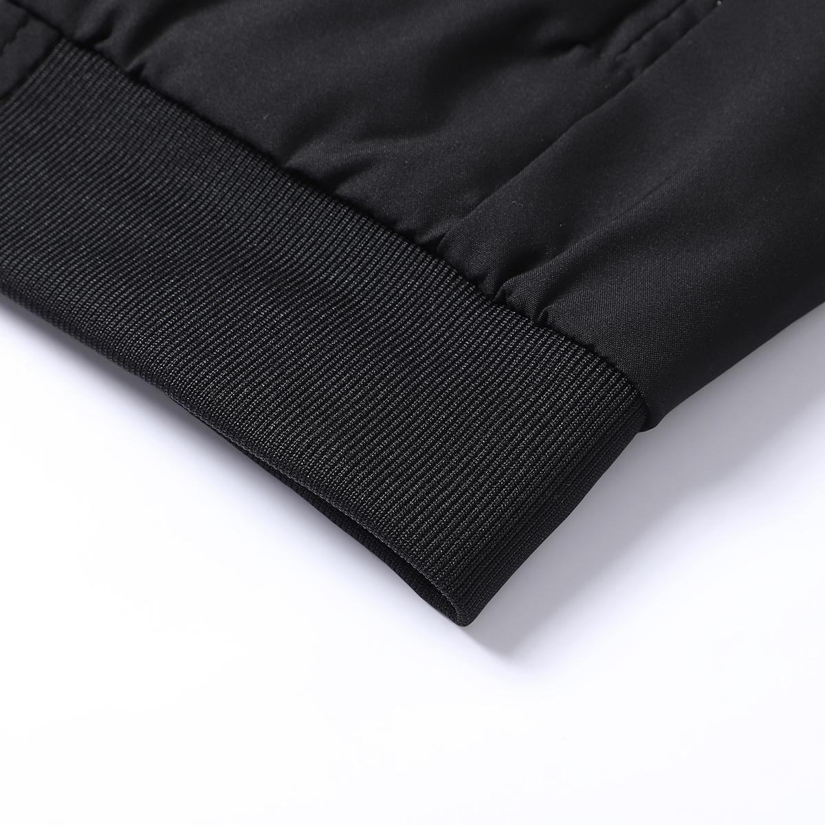 Men's Casual Stand Collar Jacket - Autumn Winter Coat with Pocket Design, Polyester Lining, Regular Fit, Sleek Finish, Modern Menswear, Fine Tailoring