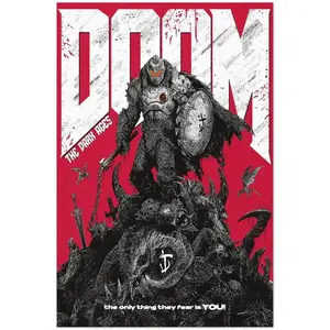 [Freeship.Noframe] - Doom The Dark Ages Game Artwork Poster