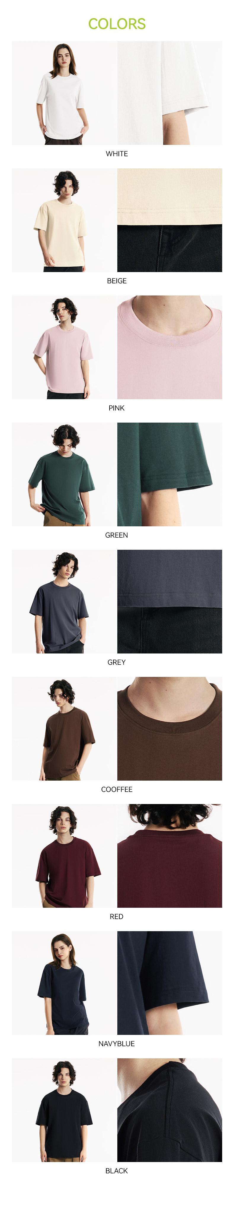 MIDMX Heavyweight Tshirt 230G 100% Cotton Solid Color Unisex Loose Fit Fade Proof Versatile Everyday Wear Men's Basic Tee Vintage Plant Dyed Menswear Black Friday deals Christmas Gift SpringStatements MIDMX Heavyweight Tshirt 230G 100% Cotton Solid Color Unisex Loose Fit Fade Proof Versatile Everyday Wear Men's Basic Tee Vintage Plant Dyed Menswear Black Friday deals Christmas Gift SpringStatements