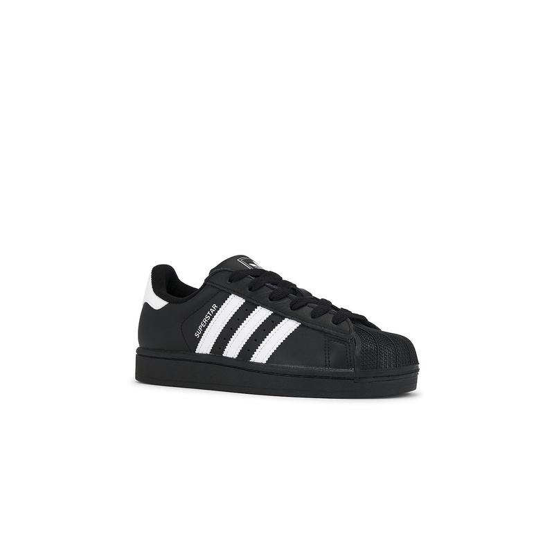 adidas Originals Superstar II in Core Black & Footwear Black